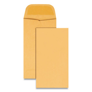 Quality Park Kraft Coin and Small Parts Envelope, #5, Square Flap, Gummed Closure, 2.88 x 5.25, Brown Kraft, 500/Box (QUA50462) View Product Image