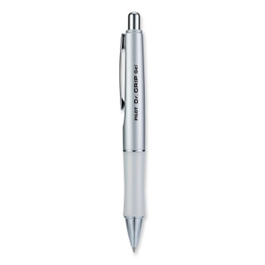 Pilot Dr. Grip Limited Gel Pen, Retractable, Fine 0.7 mm, Black Ink, Platinum Barrel (PIL36272) View Product Image