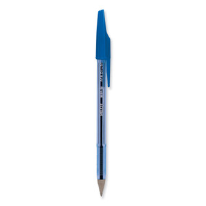 Pilot Better Ballpoint Pen, Stick, Medium 1 mm, Blue Ink, Translucent Blue Barrel, Dozen (PIL36711) View Product Image