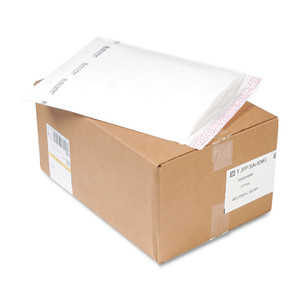 Sealed Air Jiffy TuffGard Self-Seal Cushioned Mailer,#5, Barrier Bubble Air Cell Cushion, Self-Adhesive Closure, 10.5 x 16, White, 25/CT View Product Image