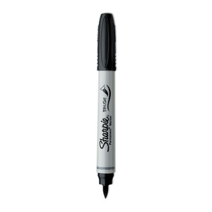 Sharpie Brush Tip Permanent Marker, Medium Brush Tip, Black, Dozen (SAN1810705) View Product Image