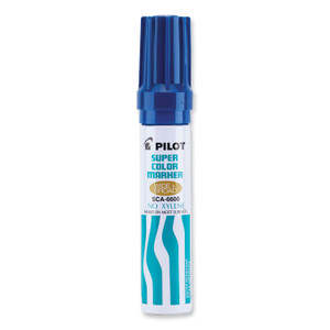 Pilot Jumbo Refillable Permanent Marker, Broad Chisel Tip, Blue (PIL45200) View Product Image