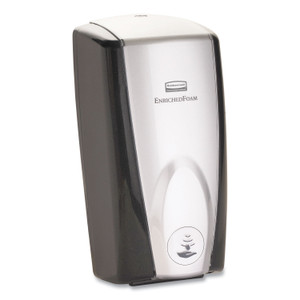 Rubbermaid Commercial AutoFoam Touch-Free Dispenser, 1,100 mL, 5.2 x 5.25 x 10.9, Black/Chrome (RCP750411) View Product Image