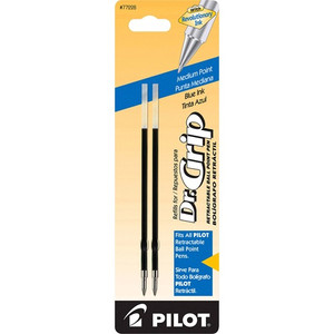 Pilot Dr. Grip Retractable Pen Refills - 1 mm , Medium Point - Blue Ink Product Image 