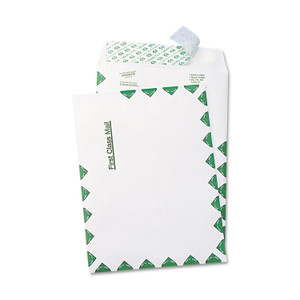 Survivor Lightweight 14 lb Tyvek Catalog Mailers, First Class, #6 1/2, Square Flap, Redi-Strip Adhesive Closure, 6 x 9, White, 100/Box (QUAR1330) View Product Image