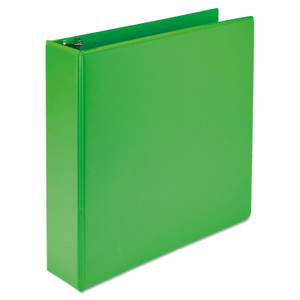 Samsill Earths Choice Plant-Based Durable Fashion View Binder, 3 Rings, 2" Capacity, 11 x 8.5, Lime, 2/Pack (SAMU86678) View Product Image