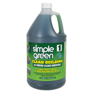 Simple Green Clean Building All-Purpose Cleaner Concentrate, 1 gal Bottle, 2/Carton (SMP11001CT) View Product Image