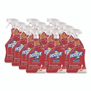 RESOLVE Triple Oxi Advanced Trigger Carpet Cleaner, Fresh Linen, 22 oz Spray Bottle, 12/Carton View Product Image