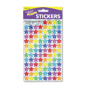 TREND SuperSpots and SuperShapes Sticker Variety Packs, Colorful Sparkle Stars, Assorted Colors,1,300/Pack (TEPT46910) View Product Image