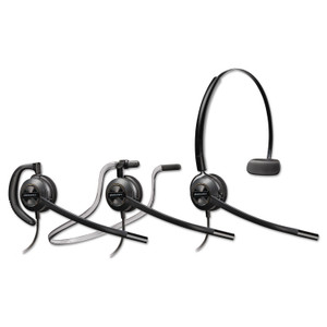 poly EncorePro 540 Monaural Convertible Headset, Black (PLNHW540) View Product Image