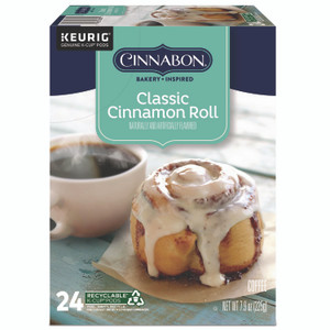Cinnabon Classic Cinnamon Roll Coffee K-Cups, 24/Box View Product Image