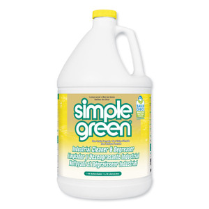 Simple Green Industrial Cleaner and Degreaser, Concentrated, Lemon, 1 gal Bottle, 6/Carton (SMP14010) View Product Image