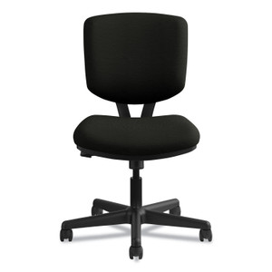 HON Volt Series Leather Task Chair with Synchro-Tilt, Supports Up to 250 lb, 18" to 22.25" Seat Height, Black (HON5703SB11T) View Product Image