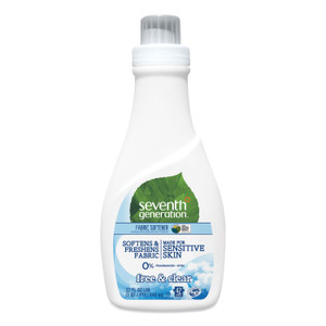 Seventh Generation Natural Liquid Fabric Softener, Free and Clear/Unscented 32 oz Bottle (SEV22833EA) View Product Image