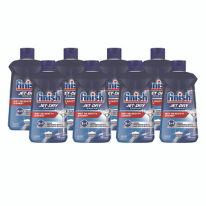 FINISH Jet-Dry Rinse Agent, 8.45 oz Bottle, 8/Carton View Product Image