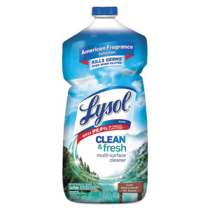 LYSOL Brand Clean and Fresh Multi-Surface Cleaner, Cool Adirondack Air, 40 oz Bottle (RAC78630CT) View Product Image