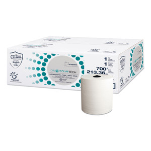 Papernet DissolveTech Paper Towel, 1-Ply, 7.5" x 700 ft, White, 6 Rolls/Carton View Product Image