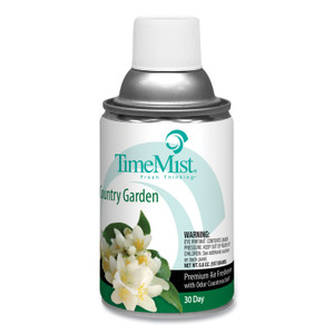 TimeMist Premium Metered Air Freshener Refill, Country Garden, 6.6 oz Aerosol Spray, 12/Carton (TMS1042786) View Product Image