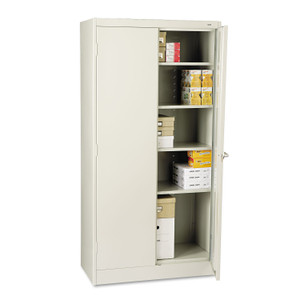 Tennsco 72" High Standard Cabinet (Unassembled), 36w x 18d x 72h, Light Gray View Product Image