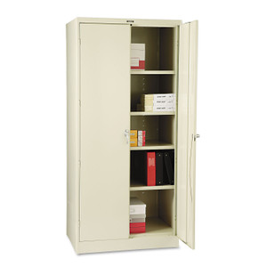 Tennsco 78" High Deluxe Cabinet, 36w x 24d x 78h, Putty (TNN2470PY) View Product Image