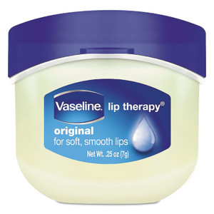 Vaseline Lip Therapy, Original, 0.25 oz, Plastic Flip-Top Container View Product Image