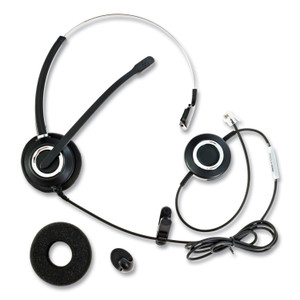 Spracht ZuM ZuMRJ9M Monaural Over The Head Headset, Black (SPTZUMRJ9M) View Product Image