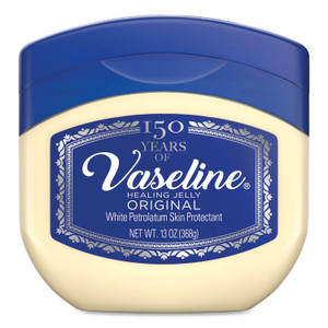 Vaseline Jelly Original, 13 oz Jar, 24/Carton (UNI34500CT) View Product Image