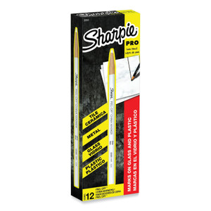 Sharpie Peel-Off China Markers, White, Dozen (SAN2060) View Product Image