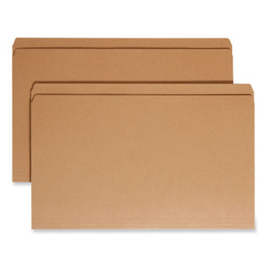Smead Heavyweight Kraft File Folder, Straight Tabs, Legal Size, 0.75" Expansion, 11-pt Kraft, Brown, 100/Box View Product Image
