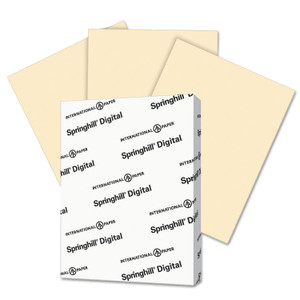 Springhill Digital Index Color Card Stock, 110 lb Index Weight, 8.5 x 11, Ivory, 250/Pack (SGH056300) View Product Image