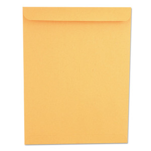 Universal Catalog Envelope, 28 lb Bond Weight Kraft, #13 1/2, Square Flap, Gummed Closure, 10 x 13, Brown Kraft, 250/Box UNV44165 View Product Image