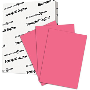 Springhill Paper Paper, 110 lb, 8-1/2"Wx11"H, 250 SH/PK, Cherry (SGH075300) View Product Image