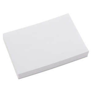 Universal Unruled Index Cards, 4 x 6, White, 100/Pack UNV47220 (UNV47220) View Product Image