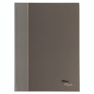 TOPS Royale Casebound Business Notebooks, 1-Subject, Medium/College Rule, Black/Gray Cover, (96) 11.75 x 8.25 Sheets View Product Image