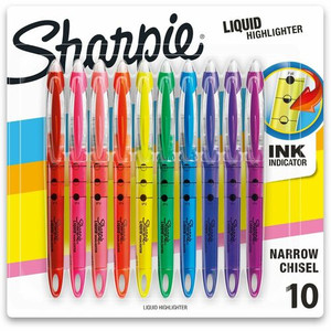 Sharpie Accent Highlighter - Liquid Pen - Micro Chisel Marker Point - Assorted Ink - Pigment-based Product Image 