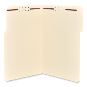 Universal Reinforced Top Tab Fastener Folders, 0.75" Expansion, 2 Fasteners, Legal Size, Manila Exterior, 50/Box View Product Image