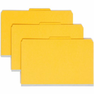 Smead SafeSHIELD 2/5 Tab Cut Legal Recycled Classification Folder - 8 1/2" x 14" - 2" Expansion - 2 x 2S Fastener(s) - 2" for Folder - Top Tab Location - (SMD18734) Product Image 