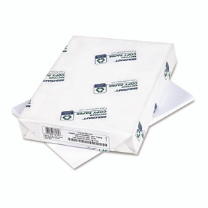 AbilityOne 7530012002207, SKILCRAFT Wet Toner Paper, 92+ Bright, 20 lb Bond Weight, 8.5 x 11, White, 500 Sheets/Ream, 10 Reams/Carton View Product Image