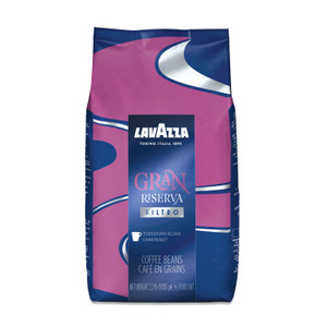 Lavazza Gran Riserva Whole Bean Coffee, Dark and Bold, 2.2 lb Bag View Product Image