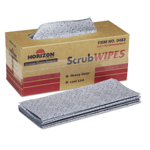 AbilityOne 7920012330483, SKILCRAFT, ScrubWipes Preparation Wipers, 11.5 x 16.5, Blue, 50/Box, 6 Boxes/Carton (NSN2330483) View Product Image