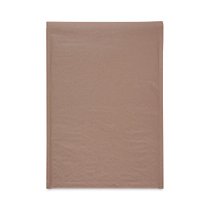 Universal Natural Self-Seal Cushioned Mailer, #5, Barrier Bubble Air Cell Cushion, Self-Adhesive Closure, 10.5 x 16, Kraft, 80/Carton (UNV62264) View Product Image