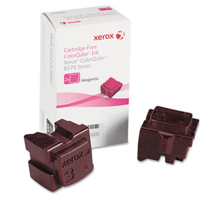 Xerox 108R00927 Solid Ink Stick, 4,400 Page-Yield, Magenta, 2/Box (XER108R00927) View Product Image