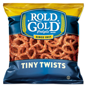 Rold Gold Tiny Twists Pretzels, 1 oz Bag, 88/Carton View Product Image