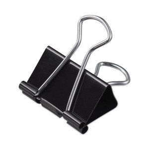 Universal Binder Clip Value Pack, Mini, Black/Silver, 36/Box (UNV10199VP3) View Product Image