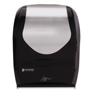 San Jamar Smart System with iQ Sensor Towel Dispenser, 16.5 x 9.75 x 12, Black/Silver View Product Image