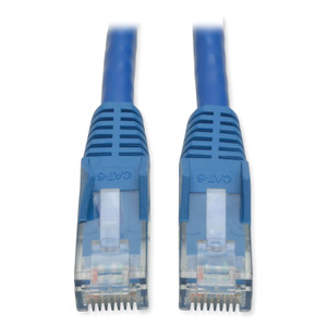 Tripp Lite CAT6 Gigabit Snagless Molded Patch Cable, 5 ft, Blue (TRPN201005BL) View Product Image