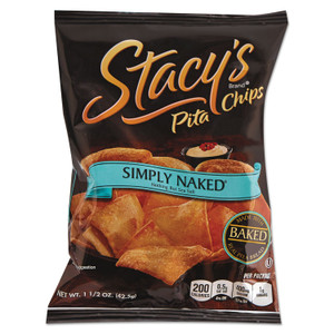 Stacy's Pita Chips, 1.5 oz Bag, Original, 24/Carton (LAY52546) View Product Image