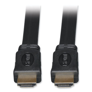 Tripp Lite by Eaton High Speed HDMI Flat Cable, Ultra HD 4K, Digital Video with Audio (M/M), 6 ft, Black View Product Image