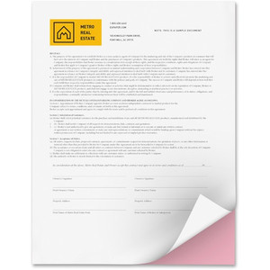 Xerox Revolution Premium Digital Carbonless Paper - Letter - 8 1/2" x 11" - Sustainable Forestry Initiative (SFI) - Capsule Control Coating - White, Pink Product Image 