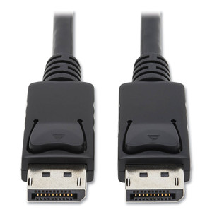 Tripp Lite by Eaton DisplayPort Cable with Latches (M/M), 6 ft, Black View Product Image
